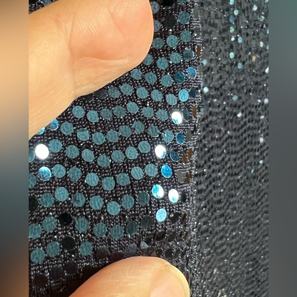 Bebe Blue Sequin Dress - Picture 6 of 10